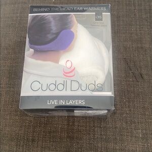 Cuddl Duds Ivory Behind the head Ear Warmers Brand New
